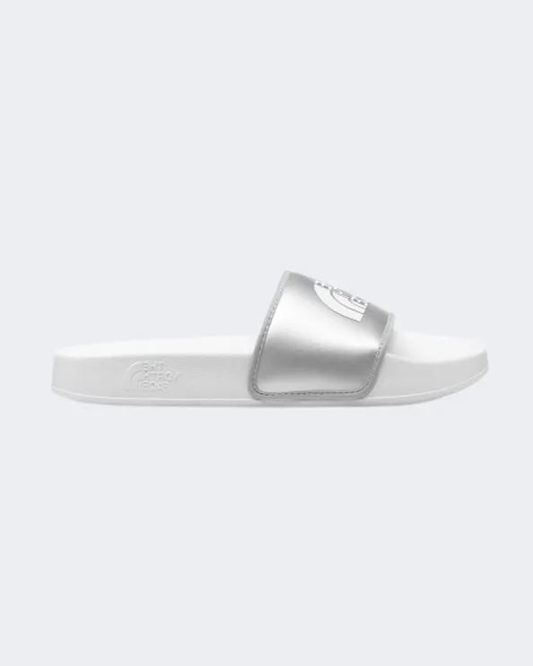 The North Face Base Camp Slide Iii Women Lifestyle Slippers White Metallic