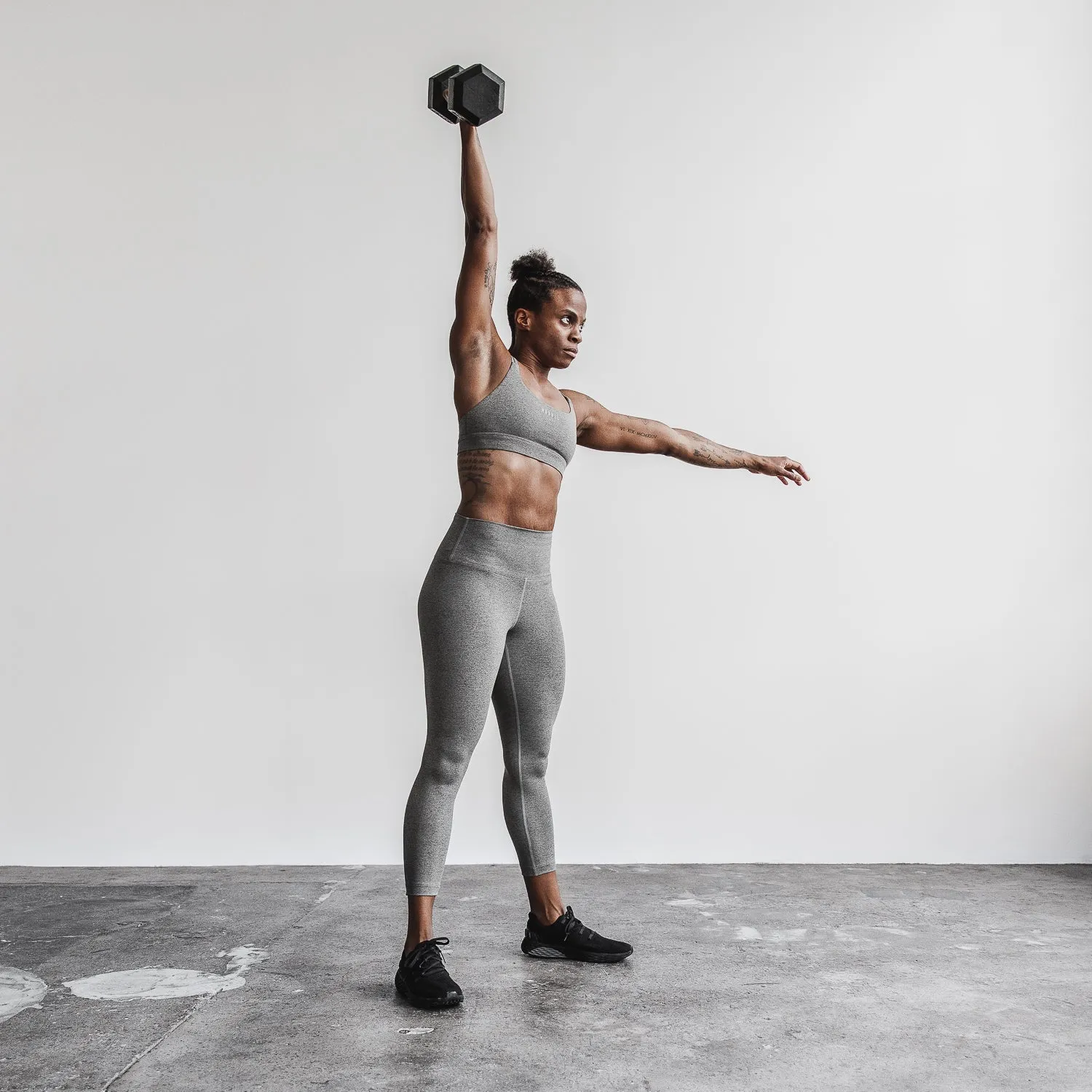 Women's High-Rise Plush Heather Tight 25"